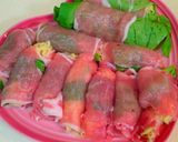 【味王泡麵創意秀】蔬菜豚肉捲的食譜步驟3照片