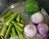 A picture of step 1 of Drumstick dal.