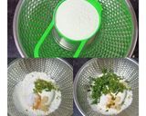 A picture of step 2 of Traditional Gujarati Rice Panki.