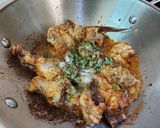 A picture of step 3 of Rich Cream Badami Chicken.