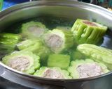 รูปขั้นตอนการทำที่ 3 ของ เก๋ากี้ มะระยัดไส้ หมูสับ