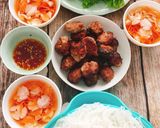 Hình bước làm 9 của món Bún chả Hà Nội