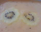Hình bước làm 2 của món Kem kiwi dưa lưới