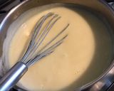 Une image de l'étape 7 de Flan pâtissier aux raisins de corinthe et vanille pâte brisée au rhum.