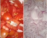 A picture of step 1 of Aloo gobhi🍲.