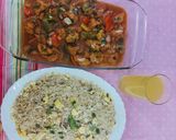 A picture of step 2 of Egg fried rice.