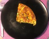 Une image de l'étape 5 de Quiche omelette pesto parmesan.