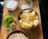 A picture of step 1 of Barnyard rice and peanut, potato curry for fast recipe.