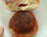 Hình bước làm 6 của món Bánh mì nướng chảo nhân xúc xích phô mai