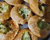 A picture of step 4 of Aata panipuri.