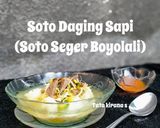 Foto langkah ke 5 dari resep Soto daging sapi (soto seger boyolali kuah bening).