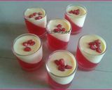 A picture of step 10 of Custard Jelly Pudding.