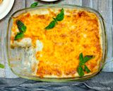 A picture of step 11 of Vegetable Lasagna.