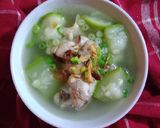 Foto langkah ke 4 dari resep Sup ayam labu air #BikinRamadanBerkesan.