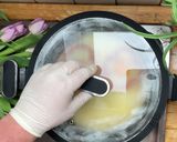 A picture of step 3 of Valentine's Day Breakfast | Fried Egg Flower.