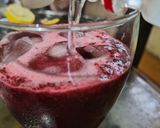 A picture of step 3 of Mulberry Mojito.