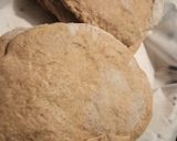 A picture of step 3 of Tahini Fried Bread.