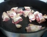 A picture of step 3 of Preserved Mustard Green Pork Stew /Mui Choy.