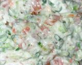 A picture of step 3 of Veg mayonnaise sandwich.