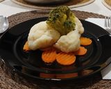 Foto del paso 4 de la receta: Verduras al Vapor con Crujiente de Maíz Tostado y Emulsión Cítrica
