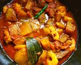 Kumro-Chingri'r Dalna(Pumpkin and Prawn Curry) recipe step 4 photo