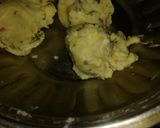 A picture of step 2 of Dodaa with tridali Dal.