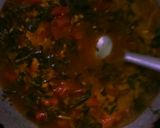 A picture of step 3 of Carrot and Fenugreek sabzi.