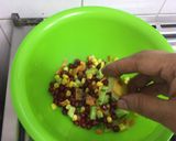 A picture of step 1 of Pomegranate and Corn Salad.