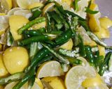A picture of step 1 of Lemon chilli pickle.