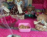 A picture of step 7 of Mung dal halwa.