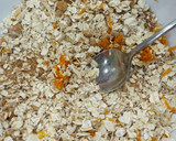 Foto del paso 1 de la receta: Cookies de avena, naranja y chocolate 85% 🍪🍊🍫