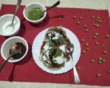 A picture of step 4 of Aloo Tikki stuffed with green Peas.
