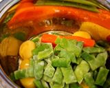 Foto del paso 2 de la receta Puré de judías verdes, zanahorias y patatas con nata
