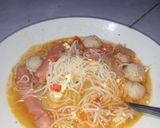 Foto langkah ke 4 dari resep Bihun kuah pedas penyambung nyawa.