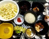 A picture of step 1 of Apple Chutney.