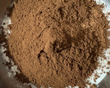 Foto del paso 1 de la receta: Muffins de chocolate con corazón de dulce de leche / topping de arándanos y chips de chocolate 🍫 🫐