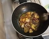 A picture of step 5 of Egg Biryani.