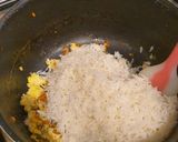 A picture of step 2 of Egg Fried Rice.