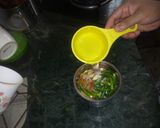 A picture of step 3 of Kairi Mint Jaggery Chutney.