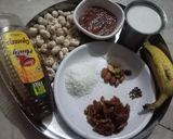 A picture of step 3 of Chamsur dana makhana smoothie (garden cress seeds fox nuts smoothie).