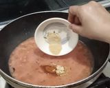 A picture of step 3 of Aloo Matar.