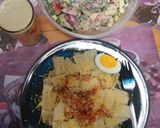 Foto del paso 6 de la receta: Macarrones napolitano con ensalada de espinaca fresa y queso