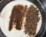 A picture of step 2 of Zeera raita.