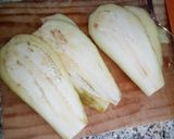 Foto del paso 1 de la receta: "Lasaña" de carne berenjena y calabacín