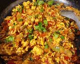 A picture of step 7 of Paneer Bhurji.