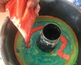 صورة لخطوة 3 من وصفة كيكة ملونة