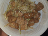 Awara and cabbage