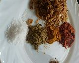 A picture of step 2 of Bhaji Gosht.