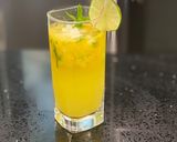 A picture of step 4 of Mango Virgin Mojito.