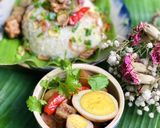 Hình bước làm 5 của món Xôi Thịt Kho Trứng